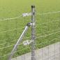 Preview: Euro Zaun mit 13 Flanschpfosten 0.4x50 m verzinktem Stahl
