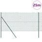 Preview: Kettenzaun Bodenbefestigung 1 x 25 m PVC-beschichteter Stahl