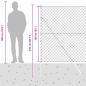 Preview: Drahtzaun mit 13 Pfosten 1,6x25 m verzinkter Stahl grün