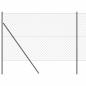Preview: Kettenzaun Set aus 2 Grau Stahl 25 x 1,5 m Langlebig