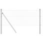 Preview: Stahldrahtzaun mit 7 Pfosten 0.4x10 m Galvanisierter Stahl