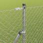 Preview: Kettenzaun mit 7 Pfosten 1,5x10 m Verzinkter Stahl