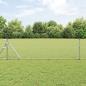 Preview: ARDEBO.de - Kettenglied Zaun mit 13 Pfosten 0.4x25 m Verzinkter Stahl