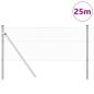 Preview: Kettenglied Zaun mit 13 Pfosten 0.4x25 m Verzinkter Stahl