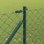 Preview: Kettenzaun mit 7 Spike-Stangen 1,2x10 m Galvanisierter Stahl
