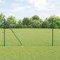 Preview: ARDEBO.de - Kettenzaun mit 7 Spike-Posts 1,6x10 m Verzinkter Stahl
