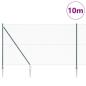 Preview: Kettenzaun mit 7 Spike-Posts 1,6x10 m Verzinkter Stahl