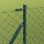 Preview: Kettenzaun mit 7 Spike-Posts 1,6x10 m Verzinkter Stahl