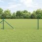 Preview: ARDEBO.de - Kettenzaun mit 13 Spike-Pfosten 0.8x25 m aus galvanisiertem Stahl