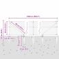 Preview: Kettengliedzaun mit 13 Spike-Posts 0.4x25 m verzinkter Stahl