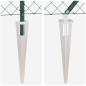 Preview: Kettengliedzaun Set von 2 Grün Metall 0,8 x 25 m Langlebig