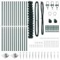 Preview: Drahtzaun Set mit 2 Grün Metall 1,5 x 25 m Drahtzaun