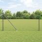 Preview: ARDEBO.de - Kettenzaun mit 7 Spike-Posten 1,2 x 10 m verzinkter Stahl