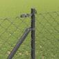 Preview: Kettenzaun mit 7 Spike-Posten 1,2 x 10 m verzinkter Stahl