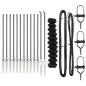 Preview: Drahtzaun mit 13 Spike-Posts 1.4x25 m verzinkter Stahl