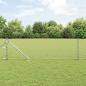 Preview: Maschendrahtzaun mit Stacheln 25 x 0,8 m Verzinkter Stahl Netz