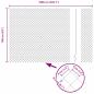 Preview: Kettenzaun mit 7 Flanschpfosten 1,6x10 m verzinkter Stahl