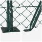 Preview: Maschendrahtzaun mit 13 Flanschen 0,8x25 m Galvanisierter Stahl