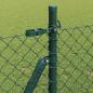 Preview: Kettengliedzaun mit Betonbasis 1 x 25 m PVC-beschichteter Stahl