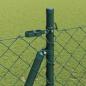 Preview: Maschendrahtzaun mit Betonsockel 1,5 x 25 m Grün Netz