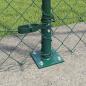 Preview: Maschendrahtzaun mit Betonsockel 1,5 x 25 m Grün Netz