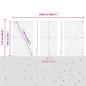 Preview: Maschendrahtzaun mit Betonsockel 25 x 1,6 m Grau Netz