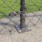Preview: Maschendrahtzaun mit Betonsockel 25 x 1,6 m Grau Netz