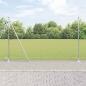 Preview: ARDEBO.de - Drahtzaun mit 7 Flanschpfosten 1,6x10 m Galvanisierter Stahl