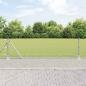 Preview: ARDEBO.de - Drahtzaun mit 13 Flanschpfosten 0.6x25 m verzinkter Stahl