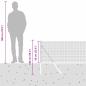 Preview: Geschweißter Drahtzaun mit 7 Pfosten 0.6x10 m Verzinkter Stahl