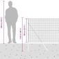 Preview: Zaunpfosten Set 2 Stück Verzinkter Stahl 10 x 1 m Langlebig