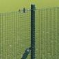 Preview: Schweißdrahtzaun mit 13 Pfosten Grün 1,5 x 25 m Stahl