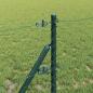 Preview: Bodenmontierter Sechseckzaun 10 x 0,6 m PVC-beschichteter Stahl