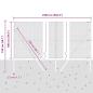 Preview: Bodenmontierter Sechseckzaun 25 x 1 m PVC-beschichteter Stahl