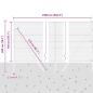 Preview: Bodenmontierter Sechseckzaun 25 x 1,5 m PVC-beschichteter Stahl