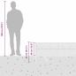 Preview: Bodenmontierter Sechseckzaun 100 x 0,4 m Grün Netz