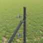 Preview: Bodenmontierter Sechseckzaun 10 x 0,8 m PVC-beschichteter Stahl