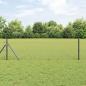 Preview: ARDEBO.de - Zaun-Set Set aus 2 Grau Verzinkter Stahl 25 x 0,5 m Erweiterbar