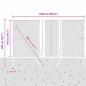 Preview: Bodenmontierter Sechseckzaun 25 x 1,5 m PVC-beschichteter Stahl