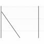 Preview: Bodenmontierter Sechseckzaun 25 x 1,5 m PVC-beschichteter Stahl