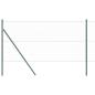 Preview: Bodenmontierter Sechseckzaun 50 x 1,2 m PVC-beschichteter Stahl