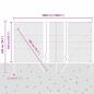 Preview: Bodenmontierter Sechseckzaun 50 x 1,5 m PVC-beschichteter Stahl