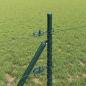 Preview: Bodenmontierter Sechseckzaun 100 x 0,6 m Grau Netz