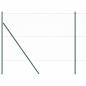 Preview: ARDEBO.de - Bodenmontierter Sechseckzaun 100 x 1,6 m Grau Netz