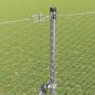 Preview: Zaunset Set aus 2 Feuerverzinkter Stahl 25 x 1,5 m Langlebig