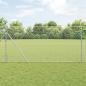 Preview: ARDEBO.de - Hexagonzaun 1x100 m Verzinkter Stahl, Zaunpfähle 13 Stück Ø32 mm 150 cm Verzinkter Stahl