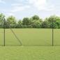 Preview: ARDEBO.de - Zaunset Set aus 2 Grau Metall 25 x 1,5 m Langlebig