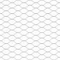 Preview: Sechseckzaun Grau 1,5x100 m Stahl, Zaunpfosten mit Spike 13 Stück Ø32 mm 170 cm verzinkter Stahl