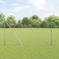 Preview: ARDEBO.de - Sechseckzaun 1,5x100 m Verzinkter Stahl, Zaunpfosten mit Spitze 13 Stück Ø32 mm 170 cm Verzinkter Stahl