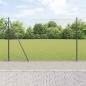 Preview: ARDEBO.de - Zaun Set Set aus 2 Grau Pulverbeschichteter Stahl 25 x 1,5 m